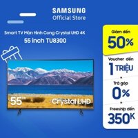 Smart Tivi Samsung Màn Hình Cong 4K 55 inch UA55TU8300KXXV - Miễn phí lắp đặt