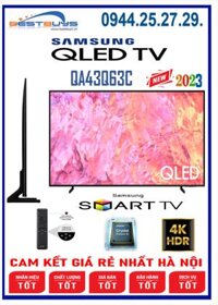 Smart Tivi Samsung QLED 4K 43 inch QA43Q63CAKXXV Mới 2023