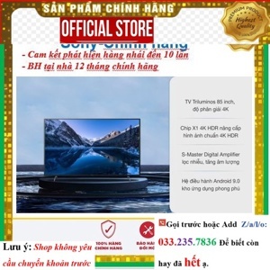 Smart Tivi Sony 85 inch 4K KD-85X8000H