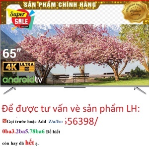 Smart Tivi TCL 4K 65 inch 65P715