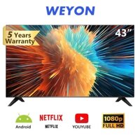 Smart Tivi WEYON Android11.0 43 inch Ultra HD wifi - HDR , Tivi giá rẻ chất lượng - Bảo hành 3 năm