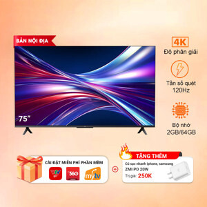 Smart Tivi Xiaomi Redmi AI 4K 75 inch