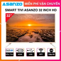 Smart TV Asanzo 32 inch HD - Model 32AS100 (Đen) HD Ready Tích hợp DVB-T2 Wifi - Bảo Hành 2 Năm