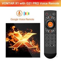 Smart Tv Box 2020 VONTAR X1 Android 10 4G 64Gb 4K 1080P 2.4G & 5 wifi BT5.0 Google Voice Trợ Lý Youtube TVBOX Set Top Box