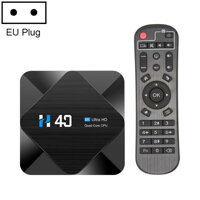 Smart TV BOX H40 4K Ultra HD Android 10.0 Media Player với Điều khiển từ xa, Quad-core, RAM: 4GB, ROM: 64GB