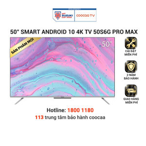 Smart Tivi Coocaa 4K 50 inch 50S6G Pro Max