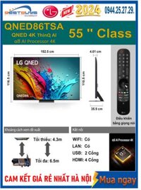 Smart TV LG 55QNED86TSA 4K 55 inch Mới 2024