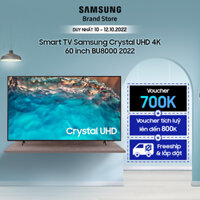 Smart TV Samsung Crystal UHD 4K 60 inch BU8000 2022