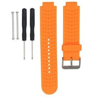 Smart Watch Band, 20mm Width Soft Silicone Replacement Strap, Waterproof Comfortable for Garmin Forerunner 220 235 630 - orange