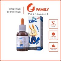 Smartbibi ZINC 30ml - Bổ sung Kẽm, Vitamin C cho trẻ biếng ăn, đề kháng kém