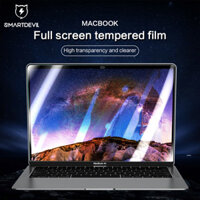 SmartDevil screen protector film for Macbook air M1 A2337 MacBook Pro M1 A2338 A2179 A2251 A2289 A2159 2020 New Macbook A1466/A1369 13.3 inch macbook 2019 new air tempered glass film apple notebook HD Clear full screen Protective Film