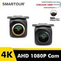 Smartour AHD 1080P Ống Kính Mắt Cá Xe Dự Phòng Ngược HD Camera Quan Sát Phía Sau Bãi Đậu Xe Xe Camera Trước