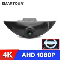 Smartour CCD AHD 1080P logo Xe Camera Quan Sát Phía Trước Ô Tô Cho Xe Nissan Xtrail T30 Tiida Qashqai J10 J11 Pathfinder Tuần Tra Tháng Ba