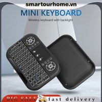 [Smartourhome.vn] Bàn phím không dây Mini 2.4G & Điều khiển từ xa chuột không khí tương thích Bluetooth cho TV BOX