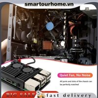 [Smartourhome.vn] Dành cho vỏ nhôm Raspberry Pi 3 Model B B + không có quạt làm mát kép