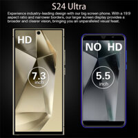 Smartphone Giá Rẻ S24 Ultra: Camera 108MP Chuyên Nghiệp, 5G Tốc Độ Cao, SIM Kép Cho HS