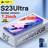 Smartphone S23 Ultra Nguyên Bản Điện Thoại Di động 16+512 GB Full HD Màn Hình 7.2 Inch 2 Sim Kép Giá Rẻ Sinh Viên Phone