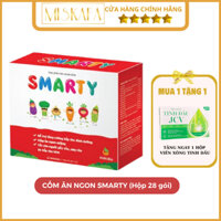 SMARTY cốm ăn ngon bổ sung sắt, vitamin và khoáng chất cho bé, tăng hấp thu để tăng cân, tăng đề kháng bé ăn ngon