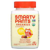SmartyPants Organics Kids Formula Cherry and Mixed Berry 120 Vegetarian Gummies
