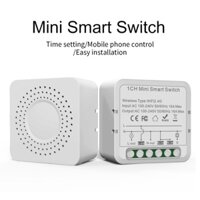 Smatrul Công tắc đèn MINI 16A Tuya Bộ điều khiển đẩy WiFi Bộ ngắt ánh sáng với mô-đun nguồn 2 chiều Ứng dụng cuộc sống thông minh Bộ điều khiển rơle giọng nói Hẹn giờ cho Google Home Alexa 110-220V 240