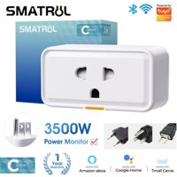 Smatrul Tuya Wireless WIFI Smart Plug 16A Mini Ổ Cắm Thiết Bị Gia Đình Thông Minh Có Thời Gian Màn Hình Điện Ứng Dụng Điều Khiển Từ Xa Làm Việc Với Cuộc Sống Thông Minh Alexa Google Home