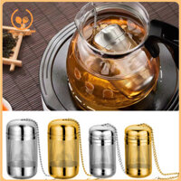 Smbcgdm Bộ lọc trà chống gỉ Nắp ren Máy pha trà bằng thép không gỉ cao cấp Bộ lọc pha trà có lưới mịn Bộ lọc bóng cho trà lá rời có thể tái sử dụng cho Đông Nam