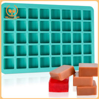 Smbcgdm Silicone Vuông Caramel Khuôn Kẹo Khuôn Cao Cấp 40 Khoang Vuông Caramel Kẹo Khuôn Silicon Chống Dính Linh Hoạt Cho Sô Cô La Đá Thạch Chất Lượng Cao Cho Tự Chế