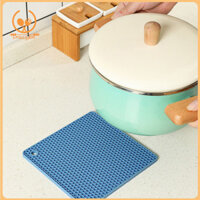Smbcgdm Thực Phẩm Silicon Trivet Bàn Bảo Vệ Thảm Silicon Trivet Bộ Miếng Lót Chịu Nhiệt Nóng Cho Nhà Bếp Chống Trơn Trượt Nồi Linh Hoạt Placemats 4 Cái Đa Năng