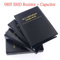 SMD (0 Ω-2M Ω) 0805 63 chip điện trở+(15pf-1uf) 17 giá trị tụ mẫu sách