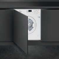 SMEG-Máy giặt kết hợp sấy, Lắp âm hoàn toàn, cửa trước, sức chứa đồ giặt 7 Kg, Smeg WDI14C7-2, Màu trắng