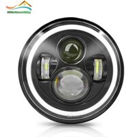 [Smellshi] Đèn pha Led xe máy 7 Inch tròn 7 Inch cho đèn pha DRL Đèn làm việc