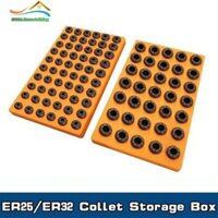 [Smellshi] ER Collet Hộp Bảo Quản Dụng Cụ Máy CNC Đặc Biệt 60 Lỗ ER25 / 35 Giá Hoàn Thiện