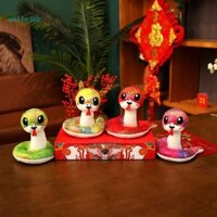 [Smile *] Động vật nhồi bông rắn mềm với các tính năng thực tế cho phụ kiện vui nhộn và trưng bày
