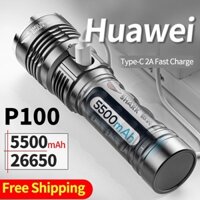 Smile Shark E512 Đèn pin siêu sáng XHP70 5000LM Đèn pin di động có thể sạc lại Đèn pin Led Lampu Suluh Terang Jarak Jauh Đèn pin siêu sáng