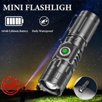 Smile Shark Kính thiên văn Zoom Đèn pin Mini Led Đèn pin di động mạnh mẽ X8B6