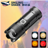 Smile Shark SD7150 Đèn pin chụp ảnh RGB 4 Nguồn sáng zoom kính thiên văn, đèn bầu không khí hoàng hôn Type-C Sạc nhanh Đèn lấp đầy màu trắng, vàng, xanh và vàng