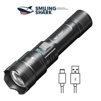 Smiling Đèn Pin Sạc Siêu Sáng SD1029 XHP50 5000lm Chống Thấm Nước Có Màn Hình Hiển Thị Tiện Dụng