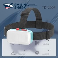 Smiling Shark đèn pha đội đầu siêu sáng nhỏ di động lớn có thể sạc lại ngoài trời COB Sạc DC câu cá leo núi đêm chạy