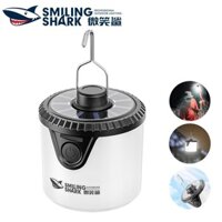 SmilingShark LY8259 đèn cắm trại Ánh sáng trắng và ấm áp Điều khiển từ xa 12 chế độ Type-C có thể sạc lại với đèn báo pin Chống nước cho công việc đi bộ đường dài cắm trại