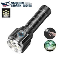 SmilingShark SD5264 Đèn pin siêu sáng XTE*6+M60 8000lm 7 chế độ Type-C có thể sạc lại với đèn báo pin chống nước cho công việc đi bộ cắm trại