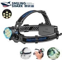 SmilingShark TD0162 đèn pin đội đầu siêu sáng Cảm biến 7 * đèn led 3 chế độ Type-C có thể sạc lại với đèn báo pin chống nước cho cắm trại ngoài trời