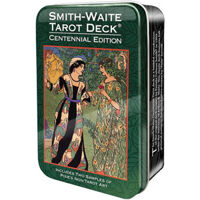 Smith Waite Centennial Tarot in a Tin (Pamela Colman Smith Commemorative Tin Edition)
