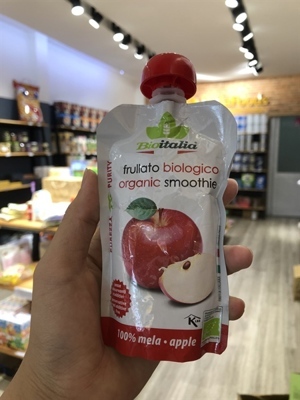 Smoothie táo hữu cơ Bioitalia 120g