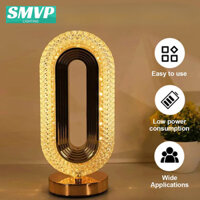 Smvp Pha Lê Hình Bầu Dục Đèn Bàn Tuyết Đêm Đường Phố Tự Làm Led Mô Phỏng Handmade Đèn Ngủ Nhỏ Đèn Trang Trí Tiện Lợi