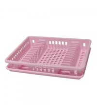 SN Khay nhựa để chén dĩa Thái Lan W49xD39xH10 cm màu hồng