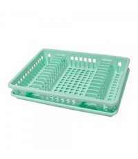 SN Khay nhựa để chén dĩa Thái Lan W49xD39xH10 cm màu xanh lá cây