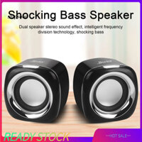 Sn Loa chạy bằng Usb Loa siêu trầm máy tính Loa máy tính Mini chạy bằng Usb có âm trầm sâu cho máy tính xách tay Máy tính để bàn Pc Loa siêu trầm âm thanh nổi di động Người mua Đông Nam Á'