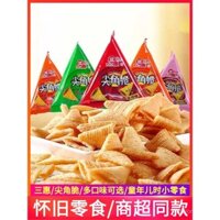 Snack bánh gạo hình tam giác giòn Sanhui, gói nhỏ, snack phồng, snack bánh tam giác giòn, nhiều hương vị