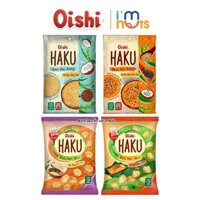 Snack Bánh Gạo Nướng Haku Oishi Đủ Vị Dạng Túi Tiện Lợi