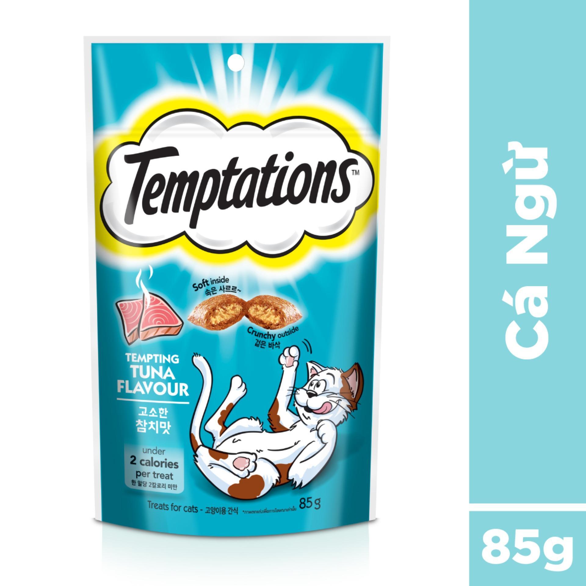 Snack Bánh Thưởng Mèo Temptations 85g